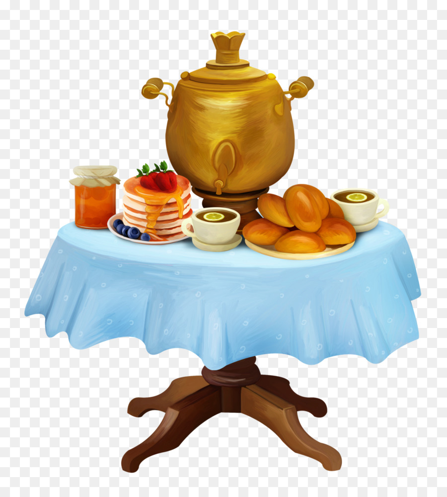 Mesa De Café Da Manhã，Panquecas PNG