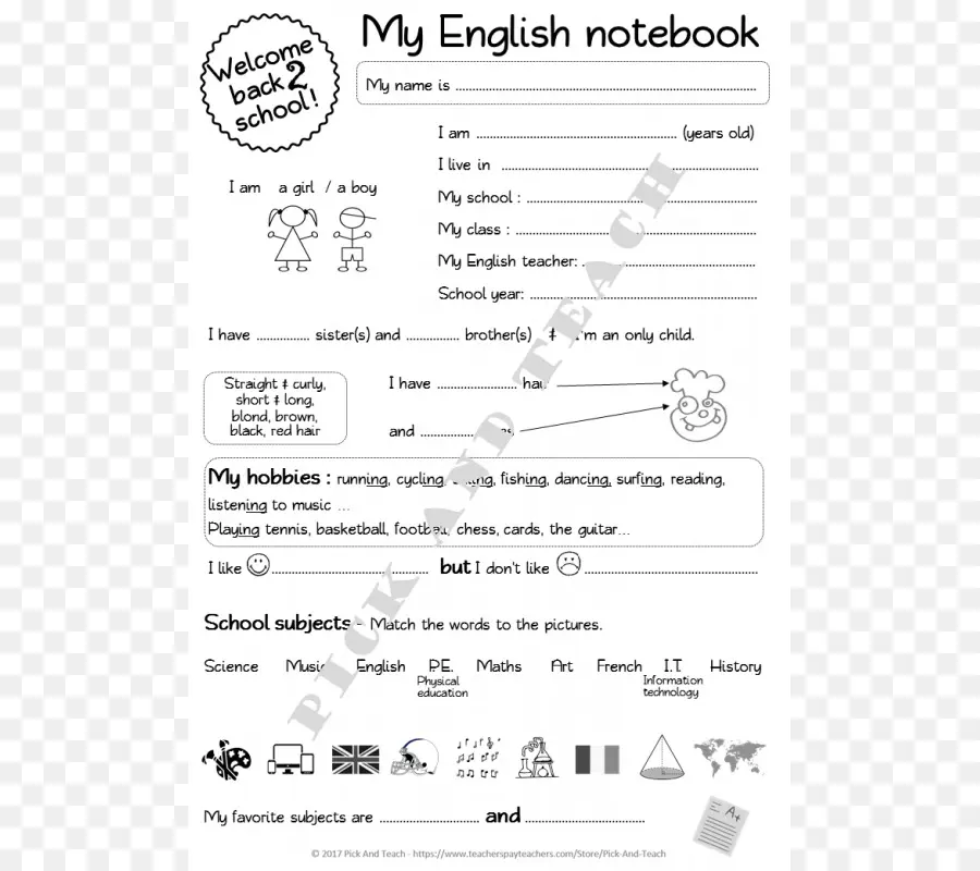 Caderno Inglês，Inglês PNG