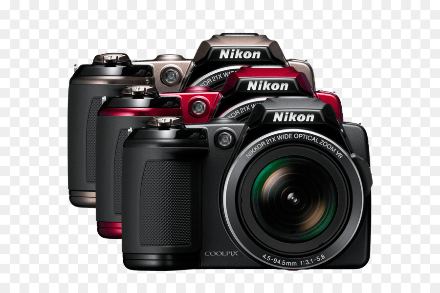 Nikon，Nikon Coolpix L120 141 Mp Câmera Digital Compacta Preto PNG