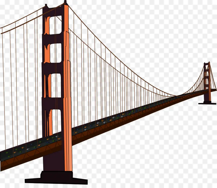 Ponte De Portão Dourada，San Franciscooakland Bay Bridge PNG