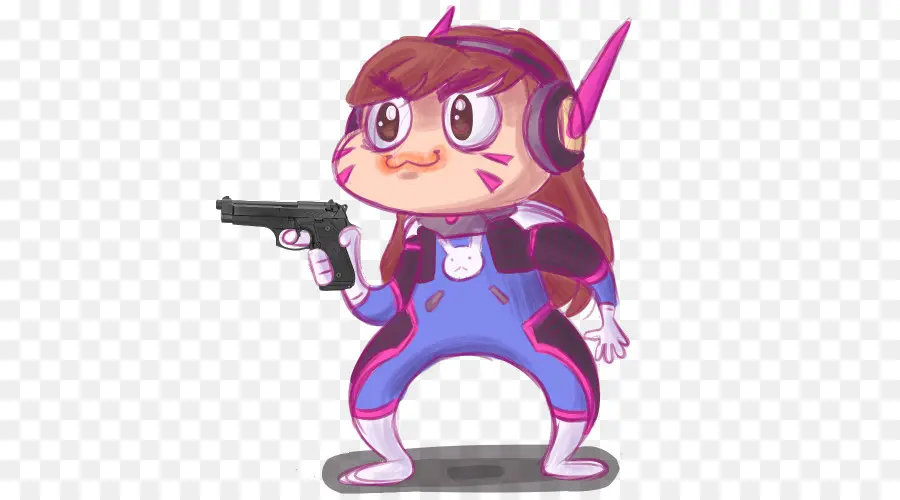 Personagem Fofo，Pistola PNG