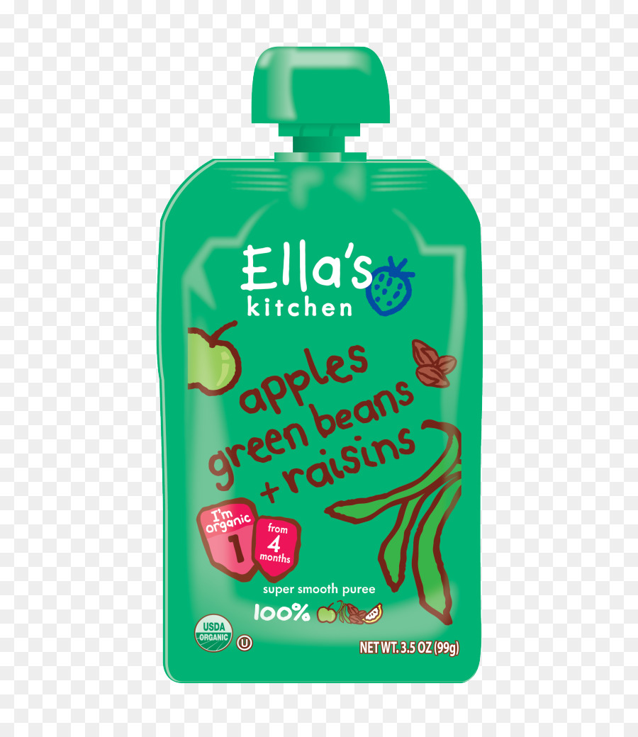 Ella Cozinha O Vermelho Orgânico Smoothie De Frutas Multipack 5 X 90 G Pack De 6 Total 30 Pacotes，Ella Cozinha Sopros De Framboesa Baunilha 4x106 PNG