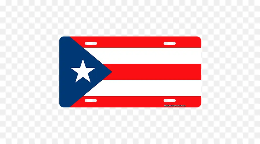 Bandeira De Porto Rico，Listras Vermelhas PNG