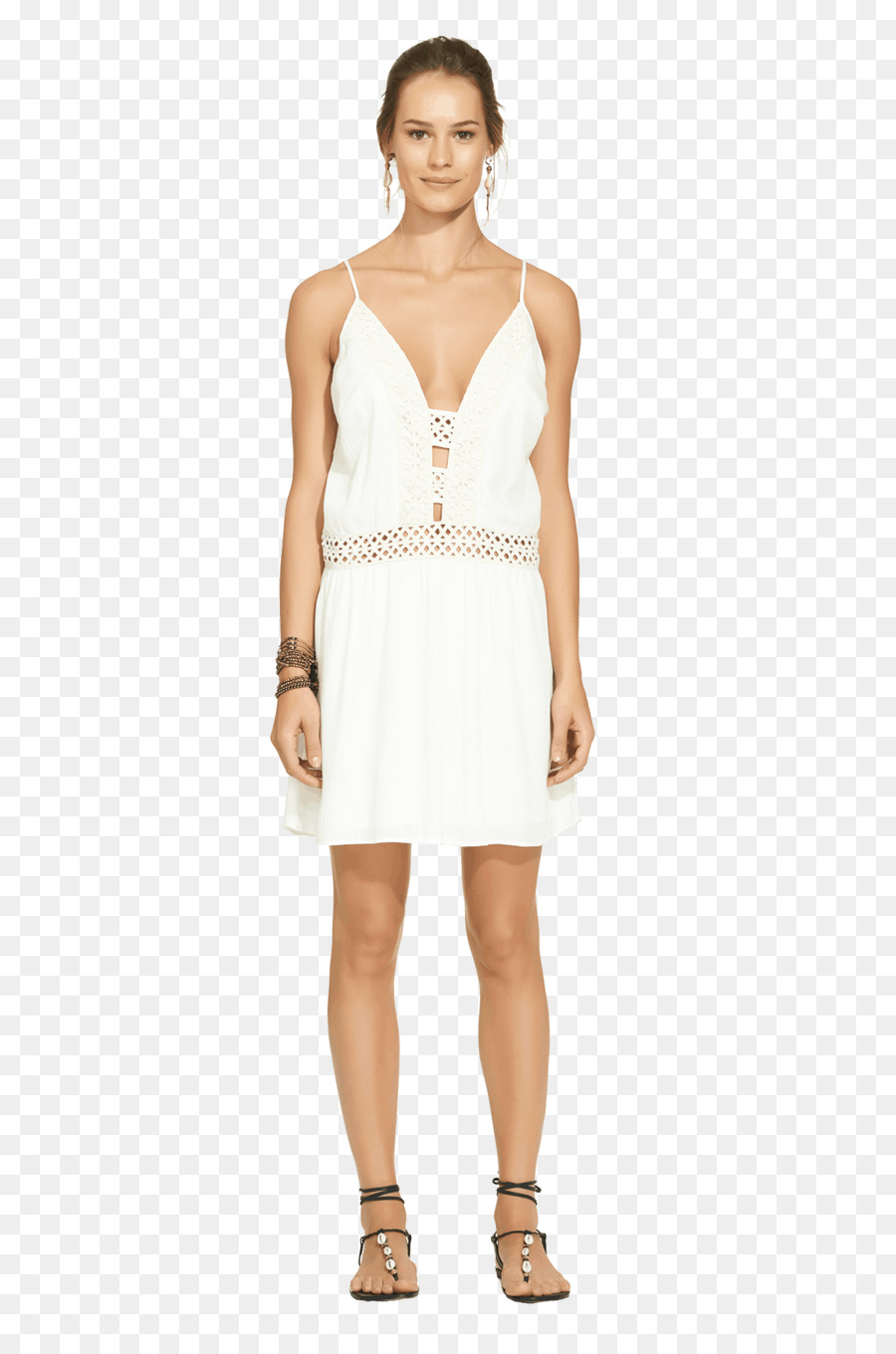 Vestido Branco，Mulher PNG