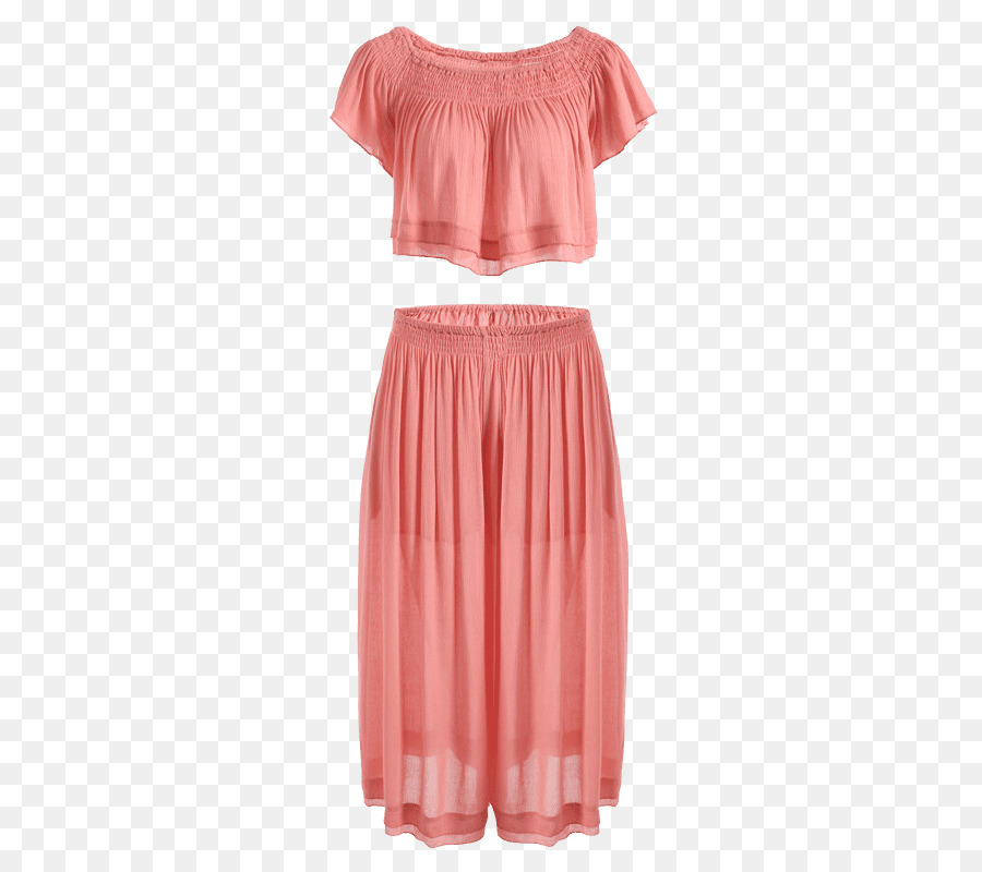 Vestido Rosa，Moda PNG