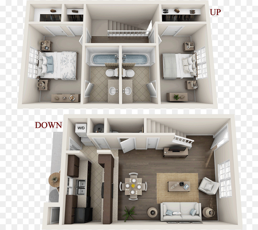 Planta Baixa 3d，Layout PNG