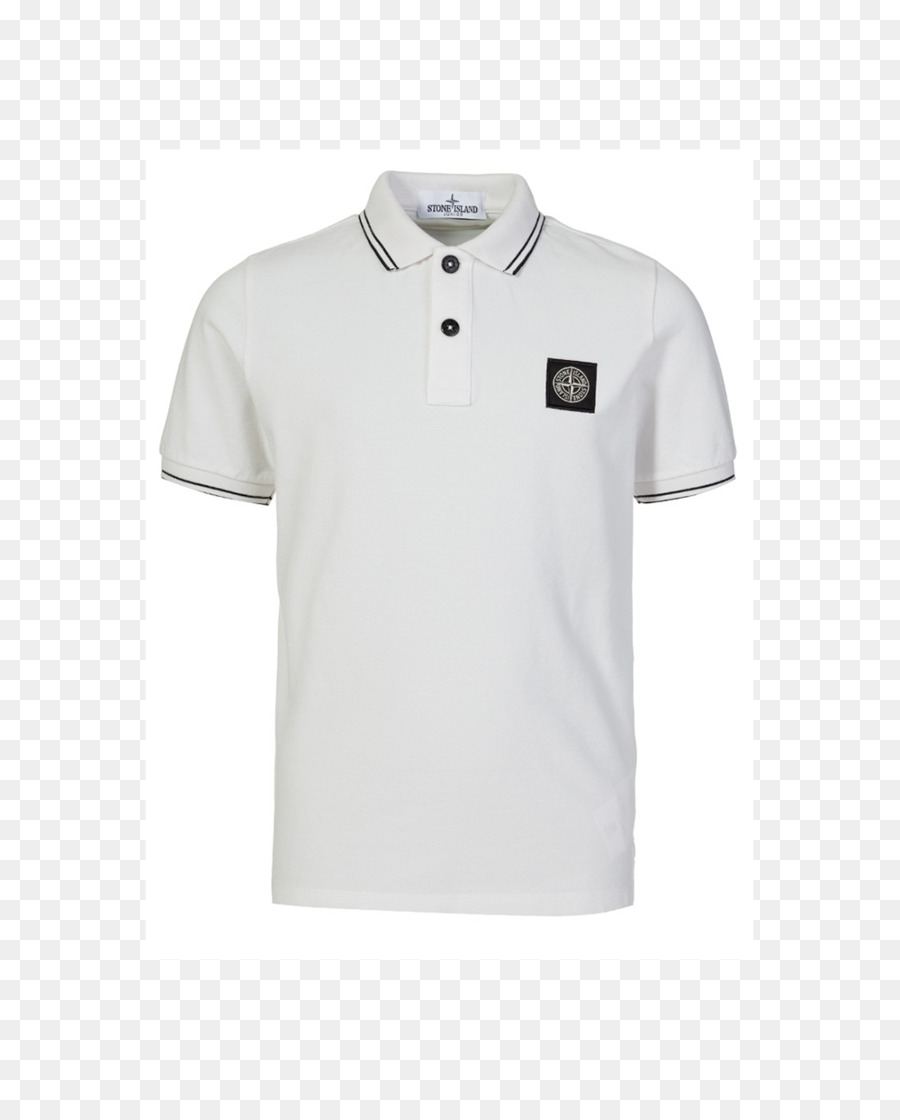 Camisa Pólo Branca，Colarinho PNG