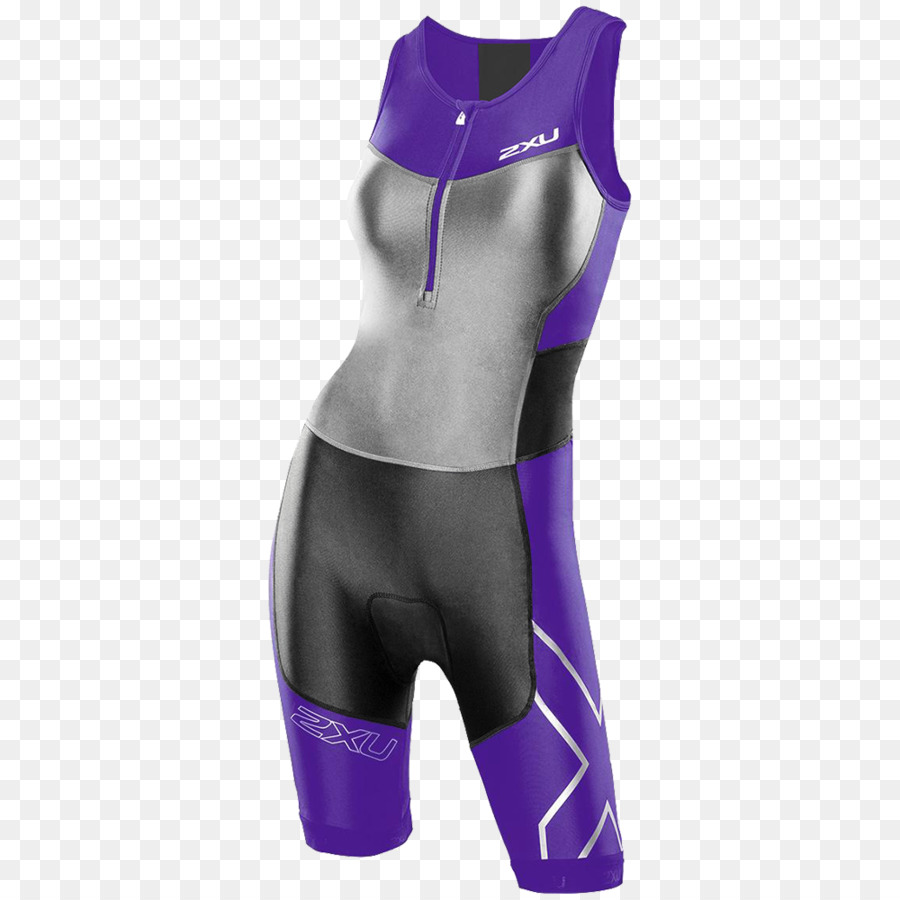 Fato De Triatlo Roxo E Cinza，Roupas Esportivas PNG