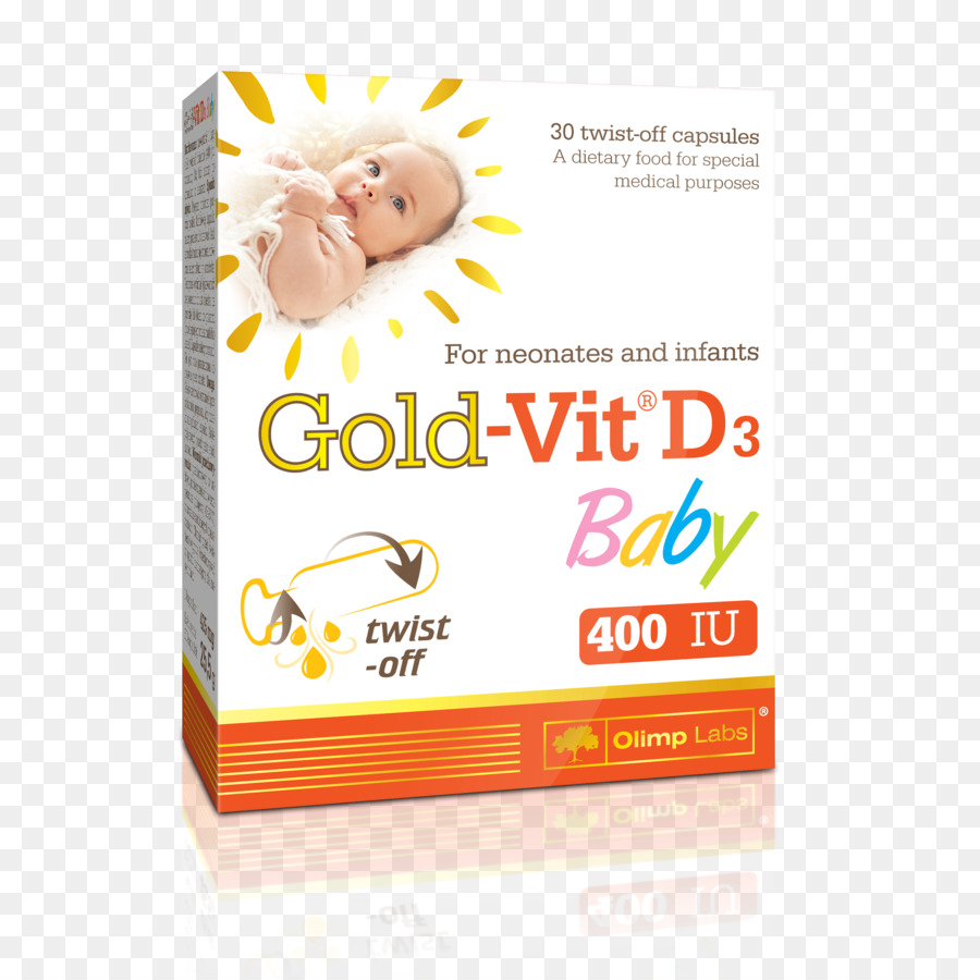 A Vitamina，Goldvit D3 Bebê 60kaps PNG
