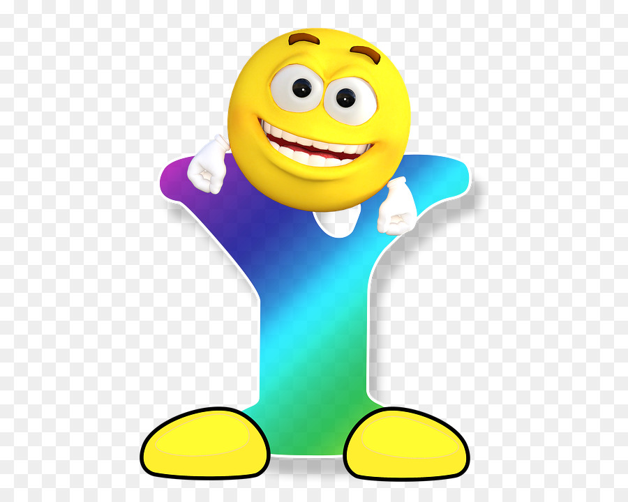 Carinha Sorridente Com Letra Y，Emoticons PNG