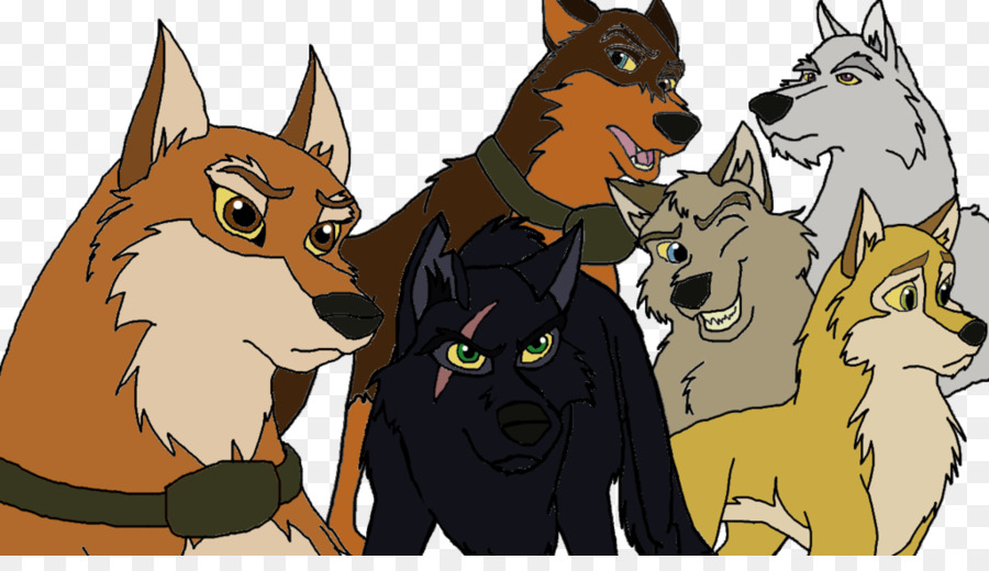 Lobos Animados，Animais PNG