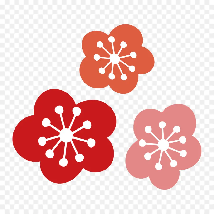 Ano Novo Japonês，Flor PNG