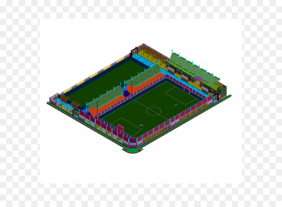 Campo de futebol 7 em AutoCAD, Baixar CAD (526.26 KB), Bibliocad em 2023