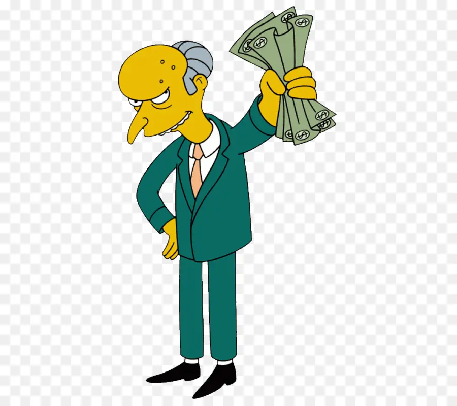 Mr Burns，Estereótipo PNG