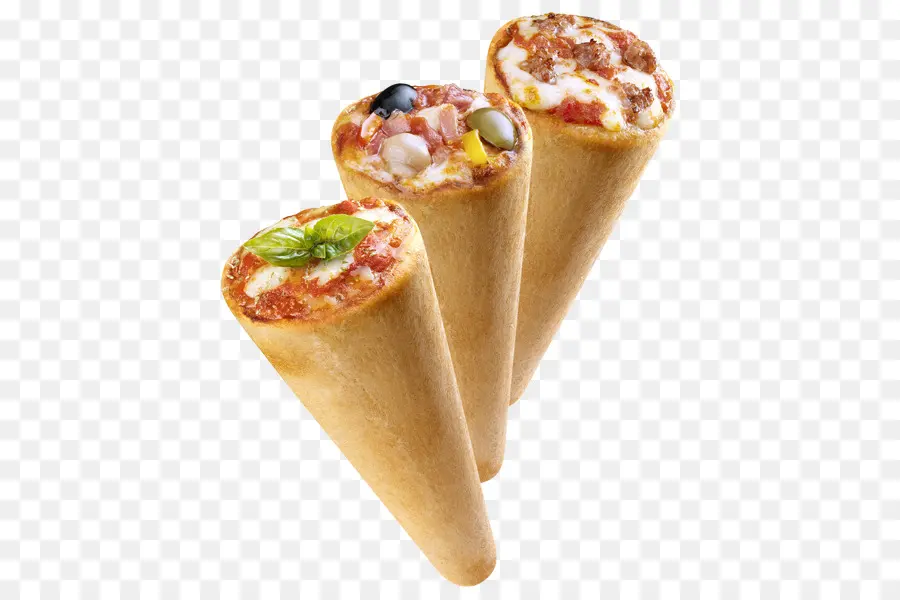 Cones De Pizza，Lanche PNG