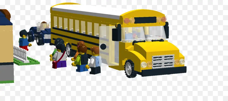 Ônibus Escolar Lego，Lego PNG