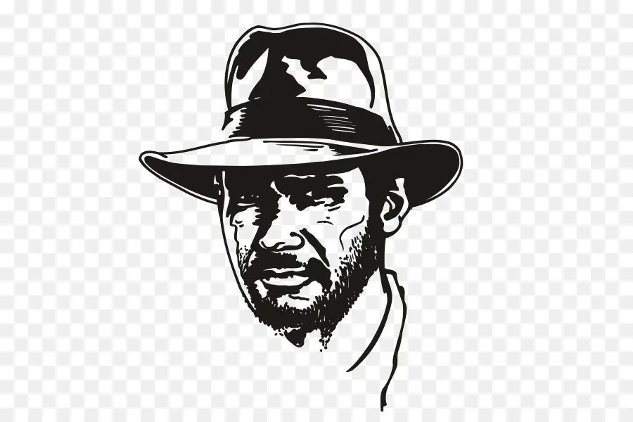 Indiana Jones，Decalque PNG