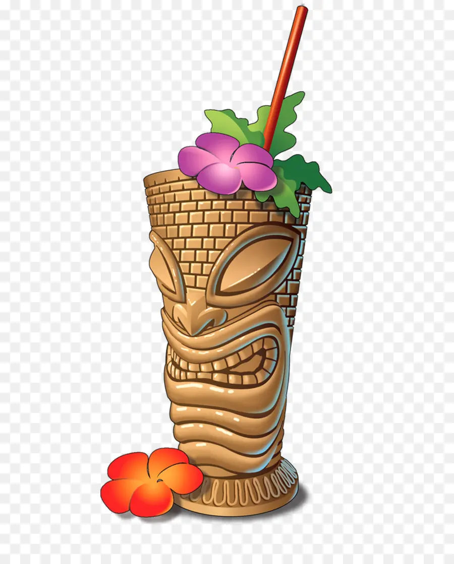 Caneca Tiki，Coquetel PNG