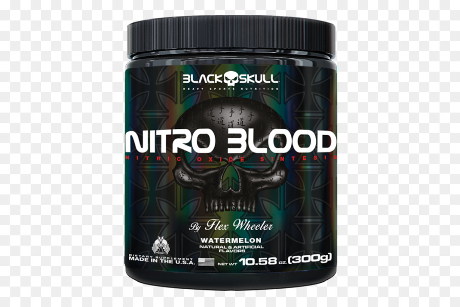 Black Skull Nitro Sangue 300g De Melancia，Nitro Sangue 300gr PNG