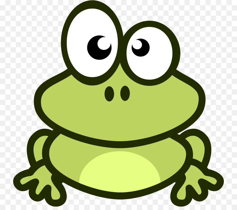 Sapo De Desenho Animado，Verde PNG