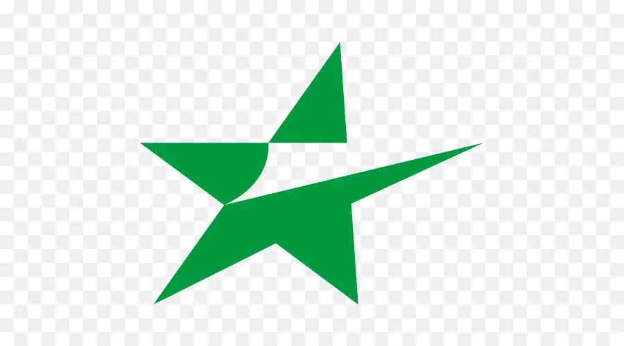 Estrela Verde E Negra，Forma PNG