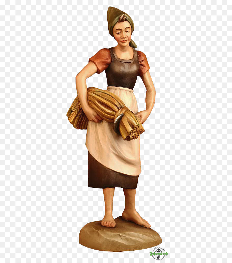 Escultura Em Madeira，Figurine PNG