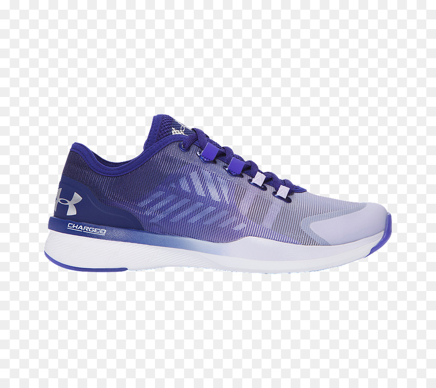 Sob A Armadura Cobrado Empurrar Womens Sapatos De Treino Azul，Under Armour PNG