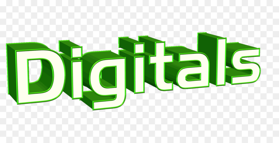 Texto Digital，3d PNG