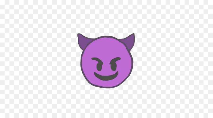 Emoji De Diabo Roxo，Face PNG