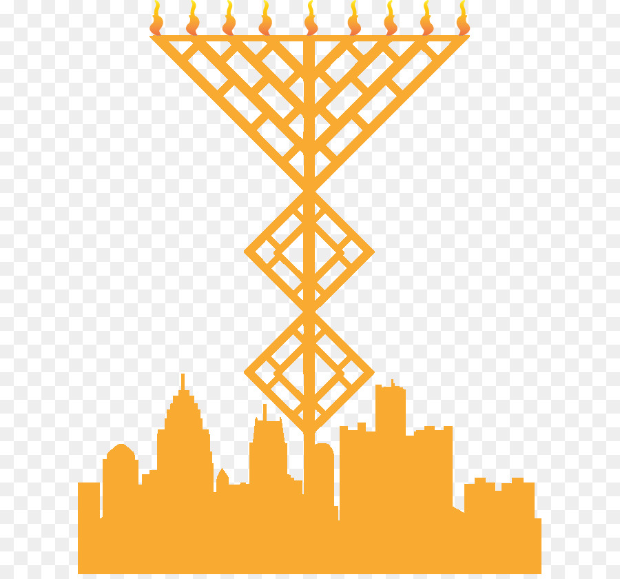 Menorah Em A D，Linha PNG