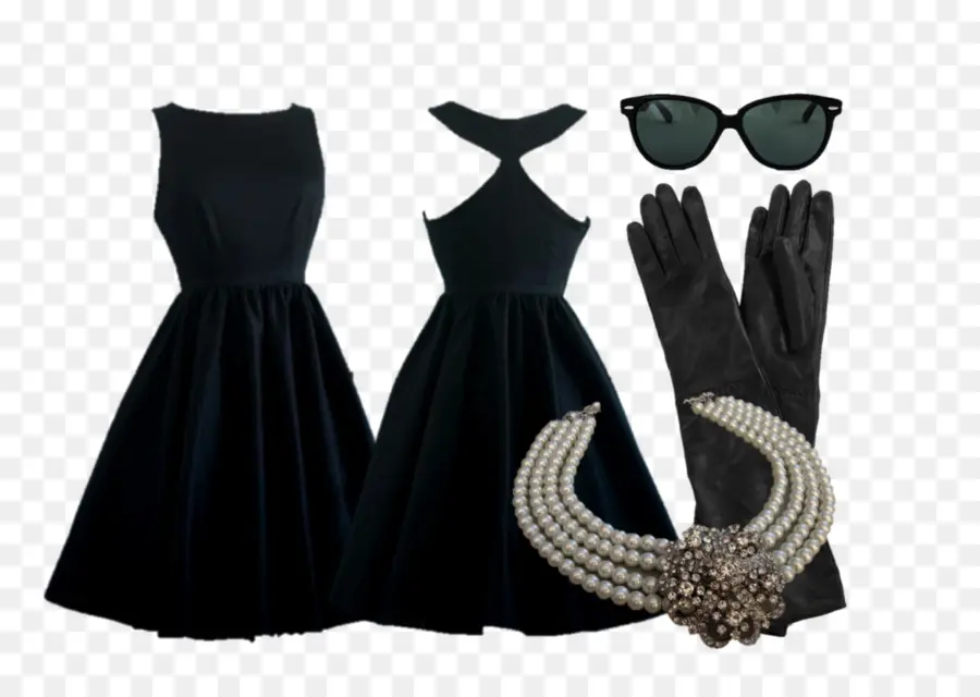 Little Black Dress，Preto Vestido Givenchy De Audrey Hepburn PNG