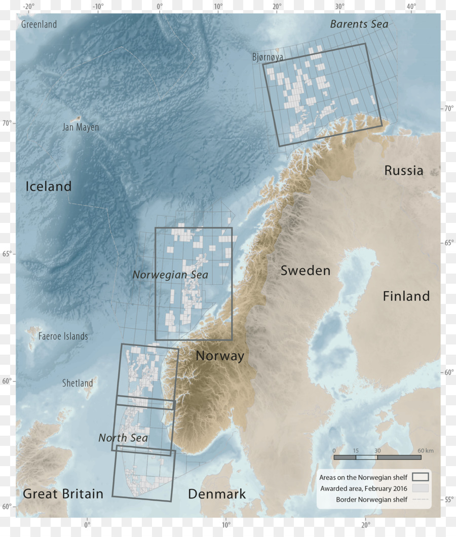 Plataforma Continental Norueguesa，Idioma Norueguês PNG