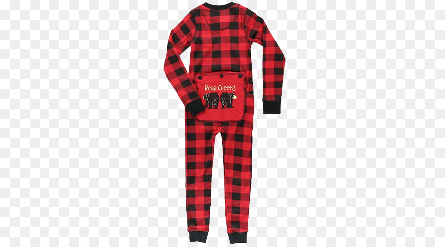 Pijama Xadrez Vermelho，Urso PNG