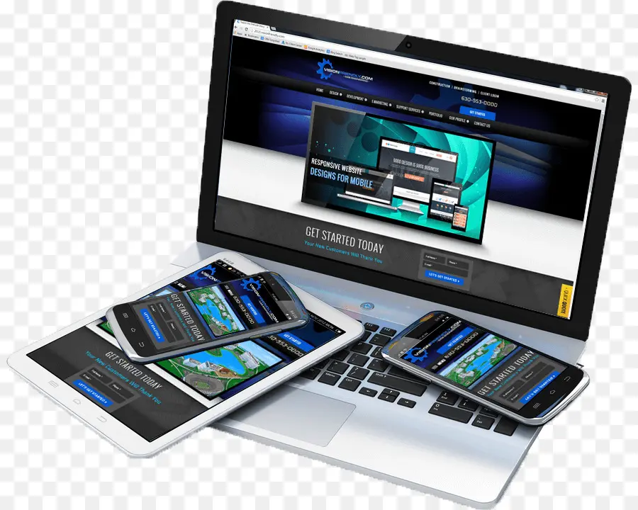 Responsive Web Design，Web Design PNG