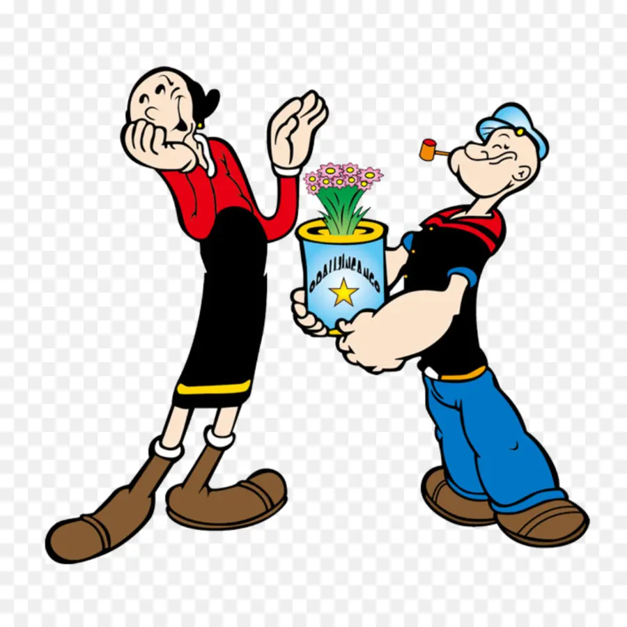 Popeye E Azeite，Desenho Animado PNG