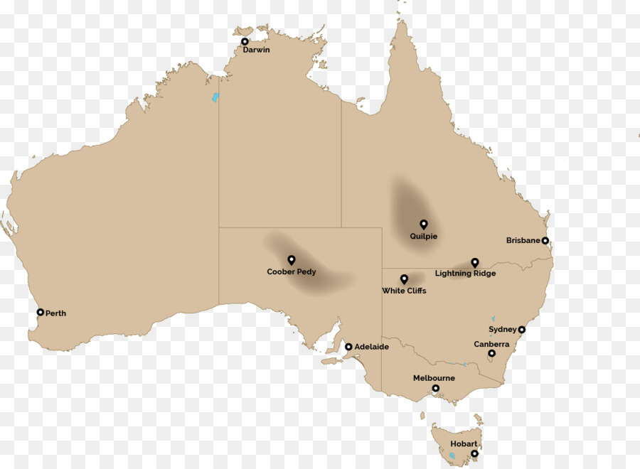 Austrália，Mapa PNG