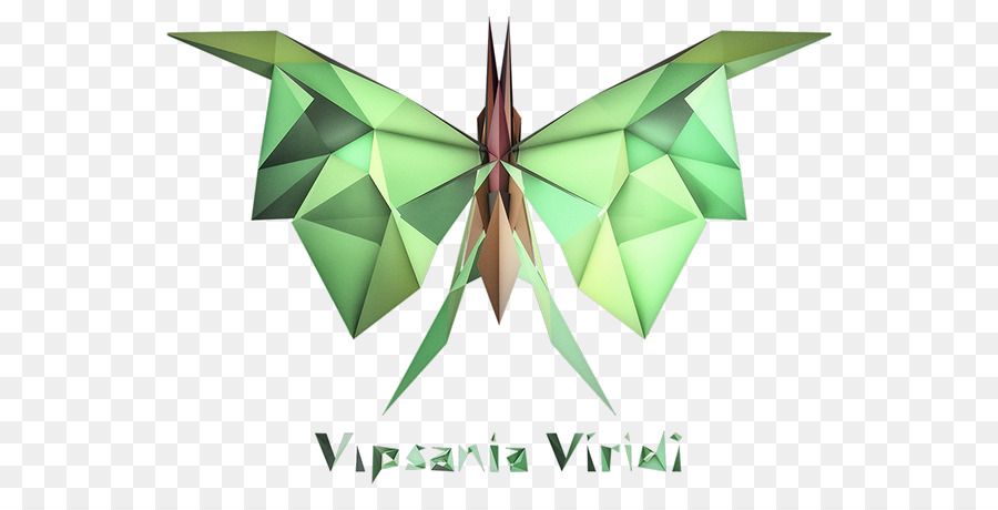 Borboleta De Origami，Geométrico PNG