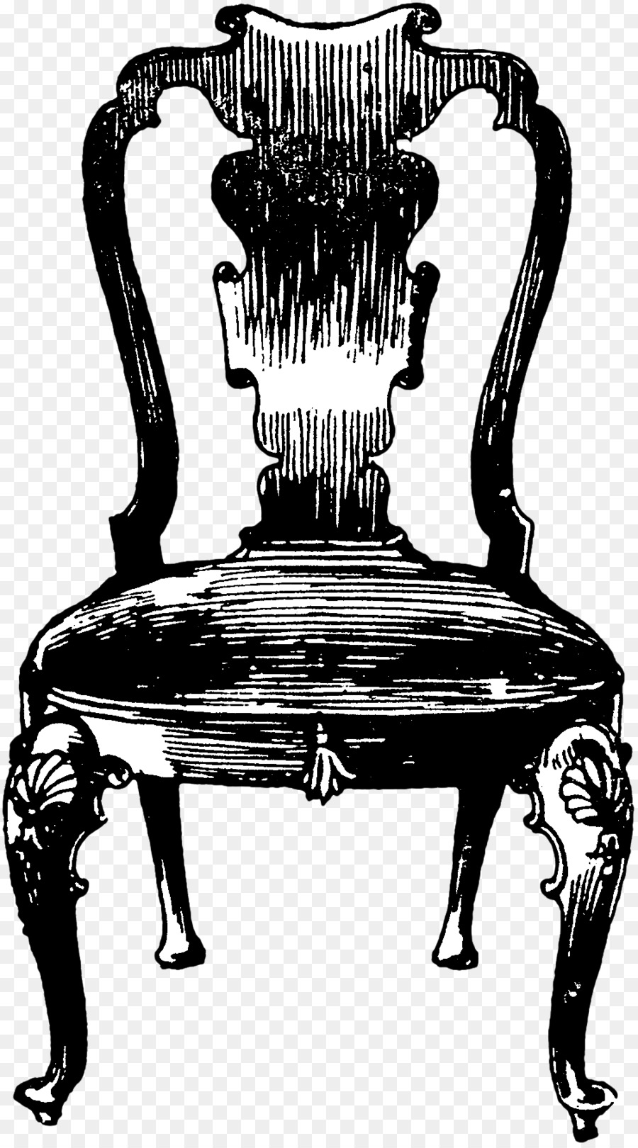Cadeira，Preto PNG