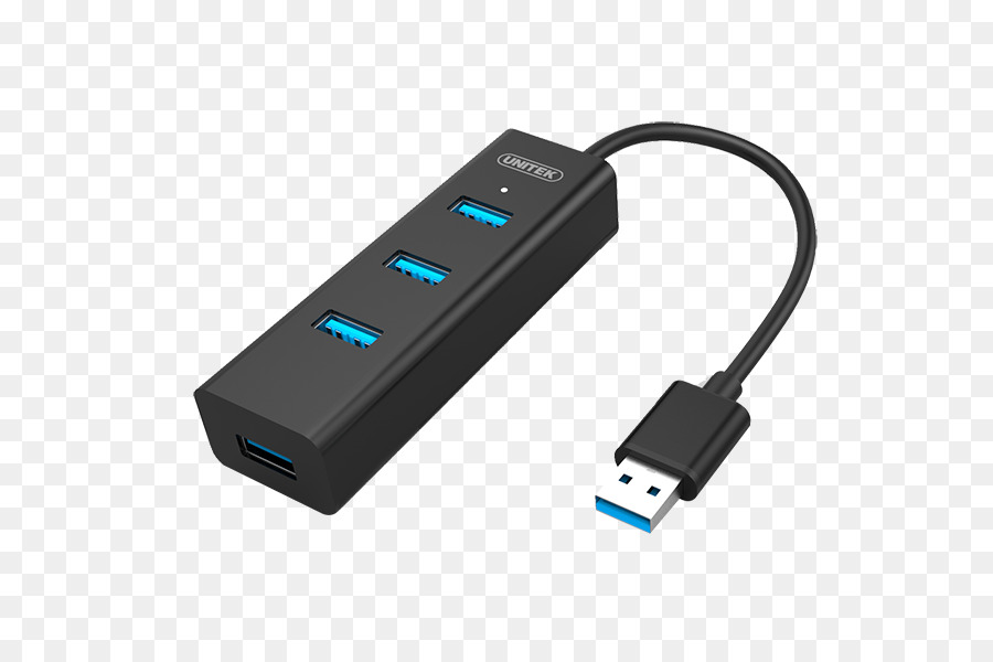 Hub Usb，Preto PNG