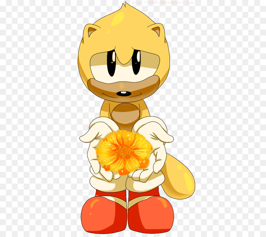 Personagem De Desenho Animado Com Flor，Personagem PNG