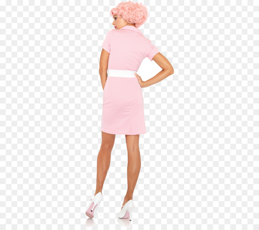 Mulher De Vestido Rosa，Fantasia PNG