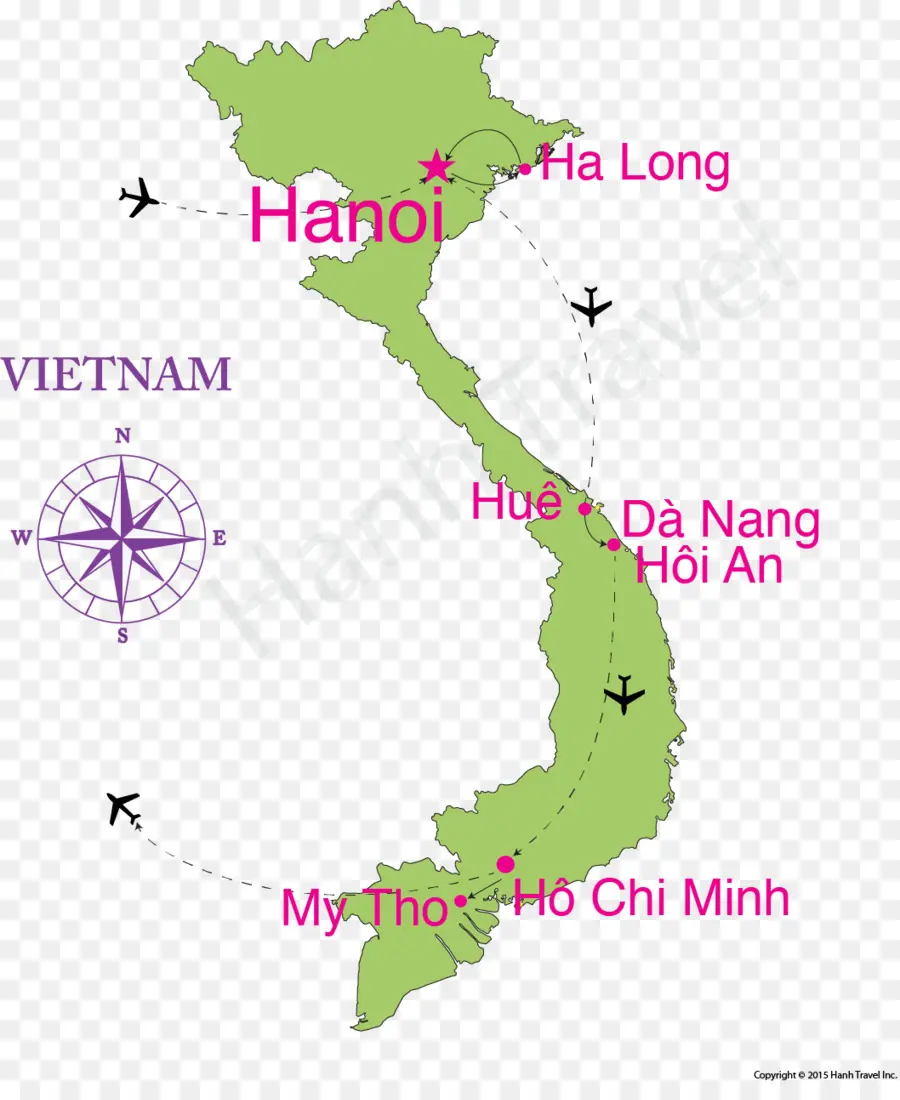 Mapa Do Vietnã，Hanói PNG