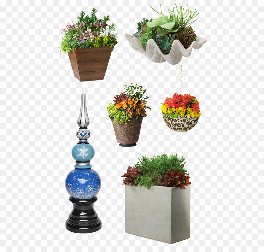 Flowerpot，Design Floral PNG