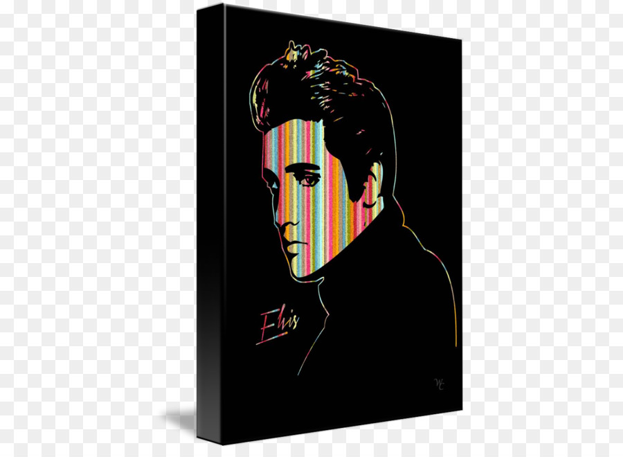 Retrato De Elvis，Colorido PNG