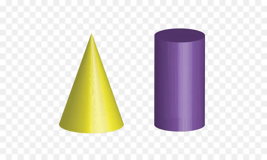 Cone E Cilindro，Geometria PNG