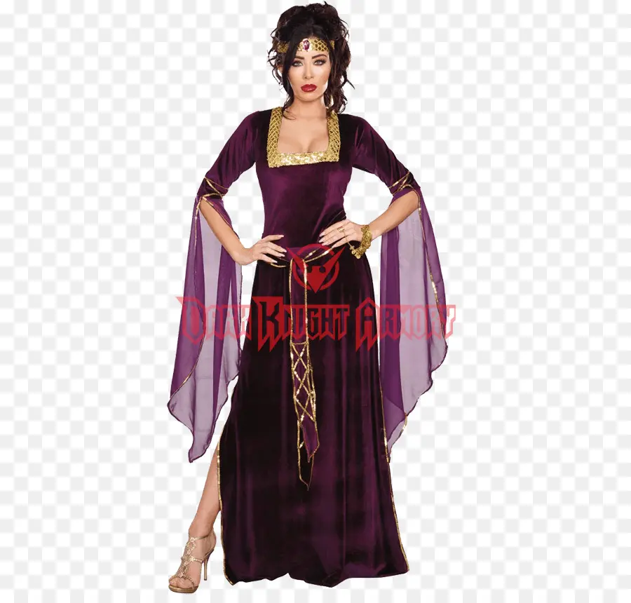 Mulher Com Vestido Medieval，Fantasia PNG