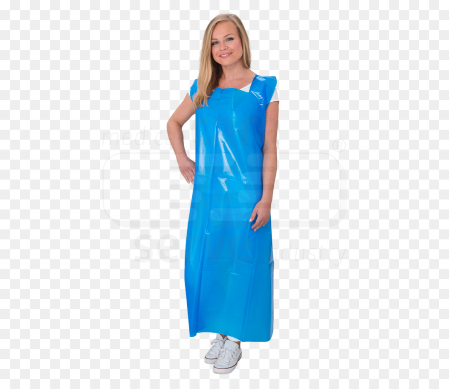 Vestido Azul，Moda PNG