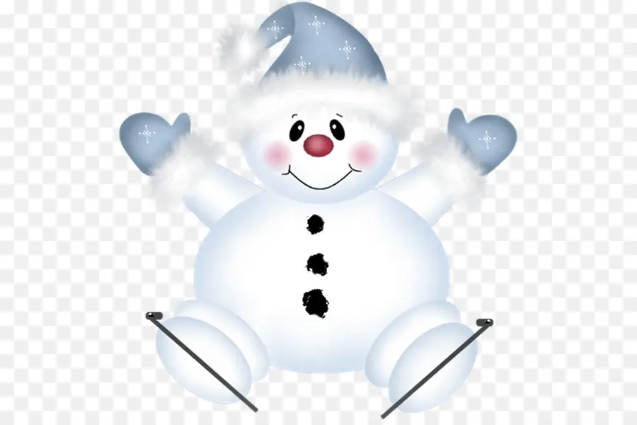 Boneco De Neve，Esquiar PNG