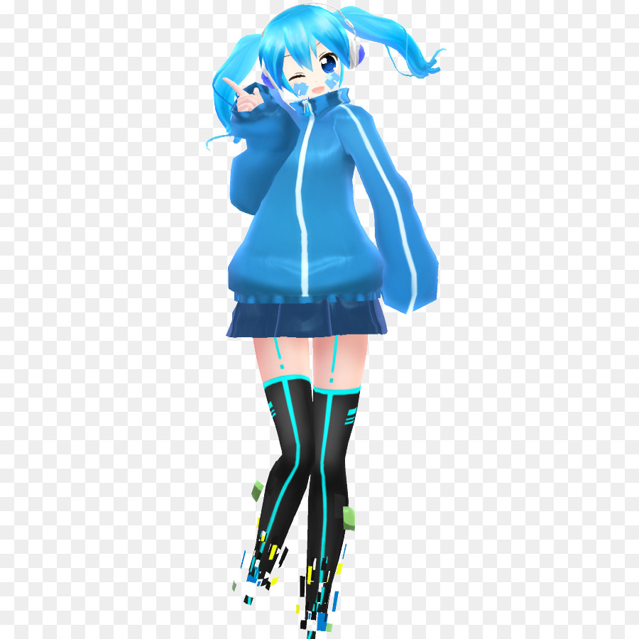 Traje，Azul Elétrico PNG