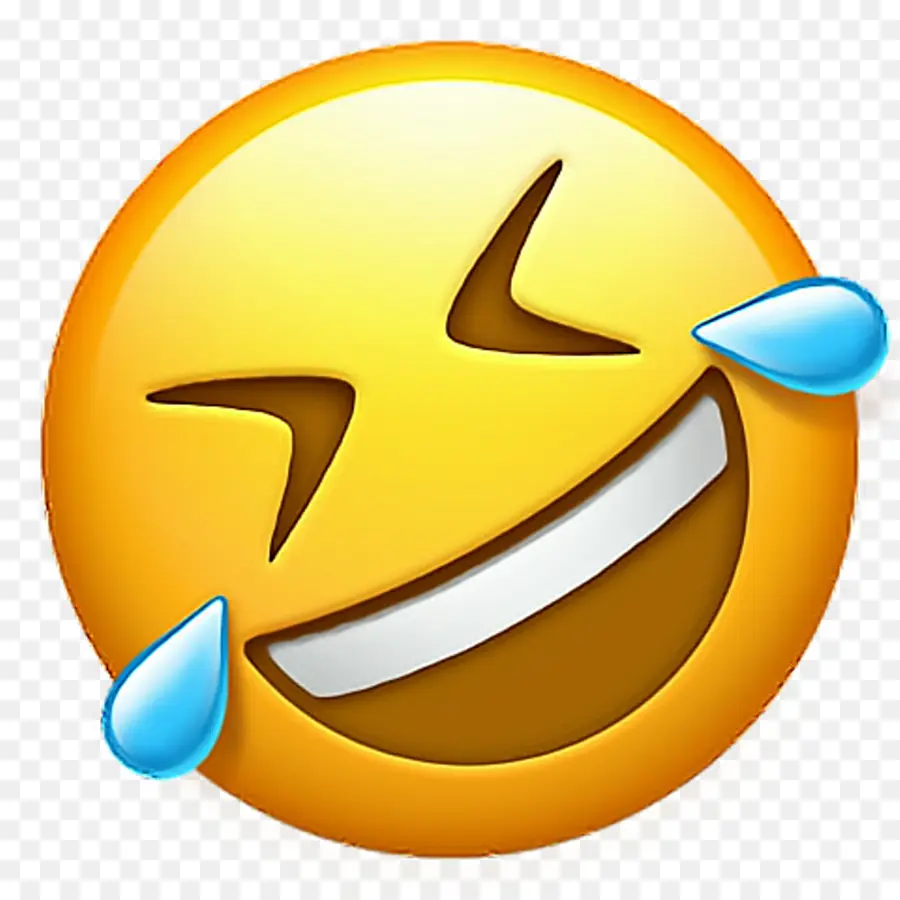 Rosto Com Lágrimas De Alegria Emoji，Emoji PNG